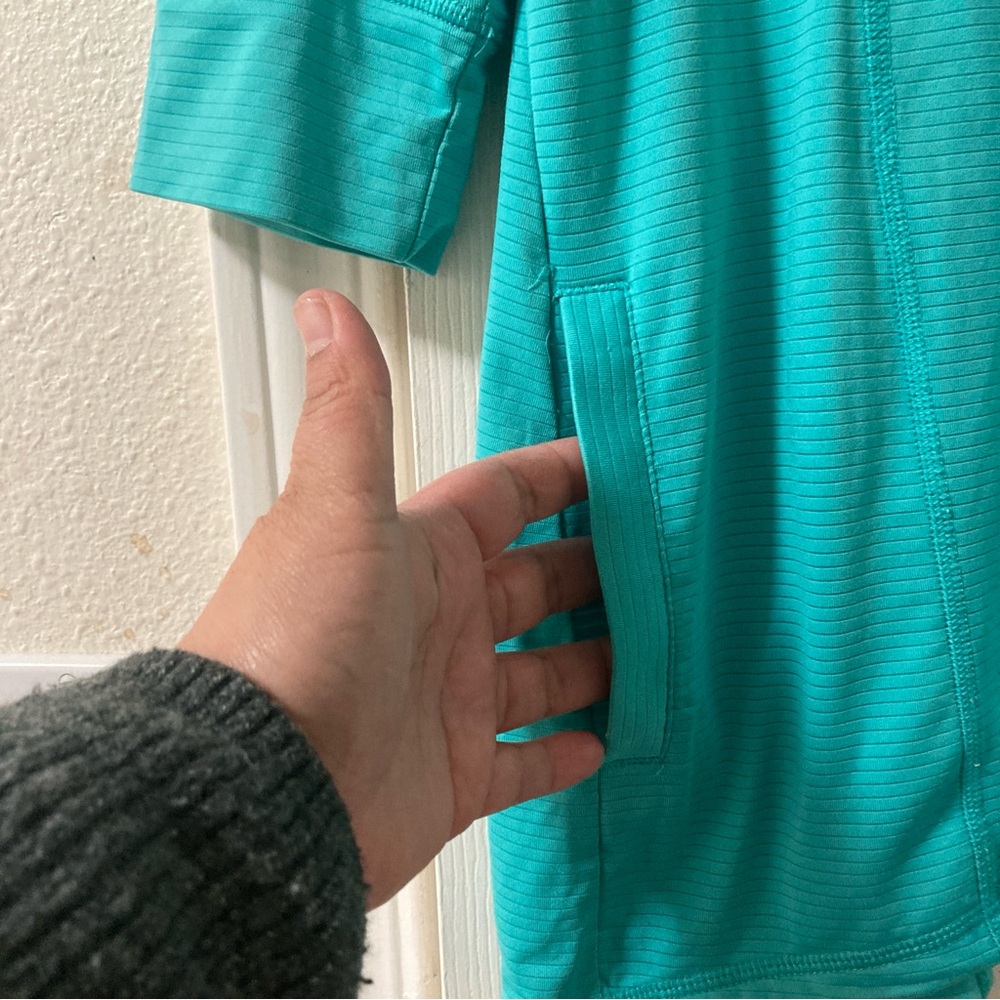 The North Face Hoodie Womens  Hooded Turnic Lightweight Thin Green Size M - Picture 5 of 16
